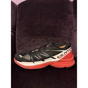 Salomon S-Lab Wings 8 EndoFit Trail Running Shoes Unisex W10.5/M9.5 Red Black